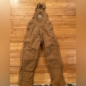 CARHARTT COVERALLS W/RED LINER